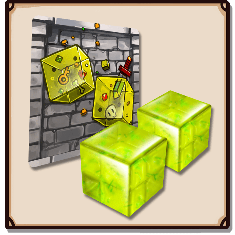 Dungeon Drop: Gelatinous Cubes Mini-Expansion board game cover