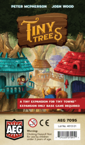 Tiny Towns: Tiny Trees board game cover