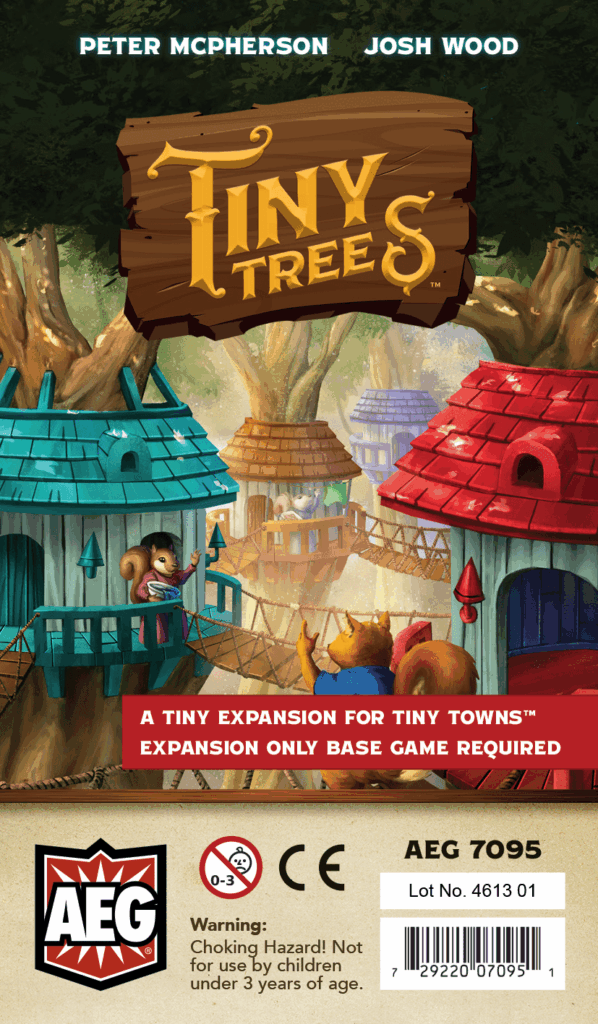 Tiny Towns: Tiny Trees board game cover