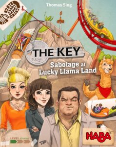 The Key: Sabotage at Lucky Llama Land board game cover