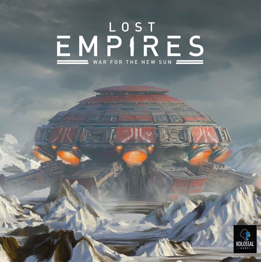 Lost Empires: War for the New Sun board game cover