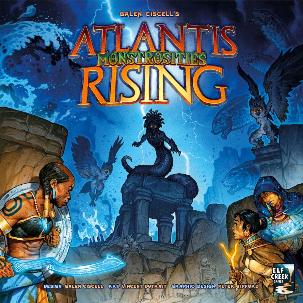 Atlantis Rising: Monstrosities board game cover