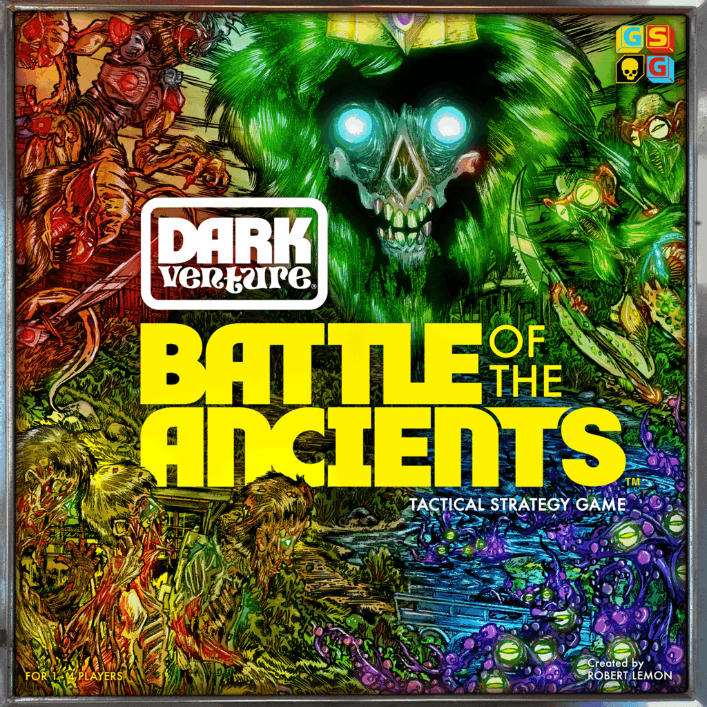 Dark Venture: Battle of the Ancients board game cover