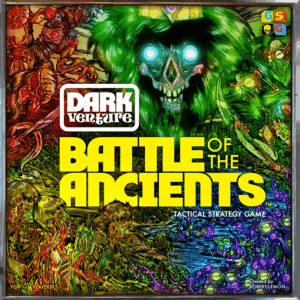 Dark Venture: Battle of the Ancients board game cover