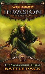 Warhammer: Invasion – The Skavenblight Threat board game cover