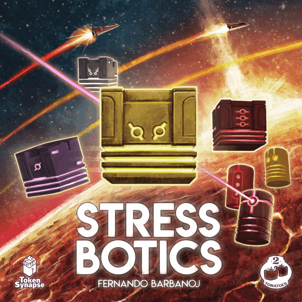 Stress Botics board game cover