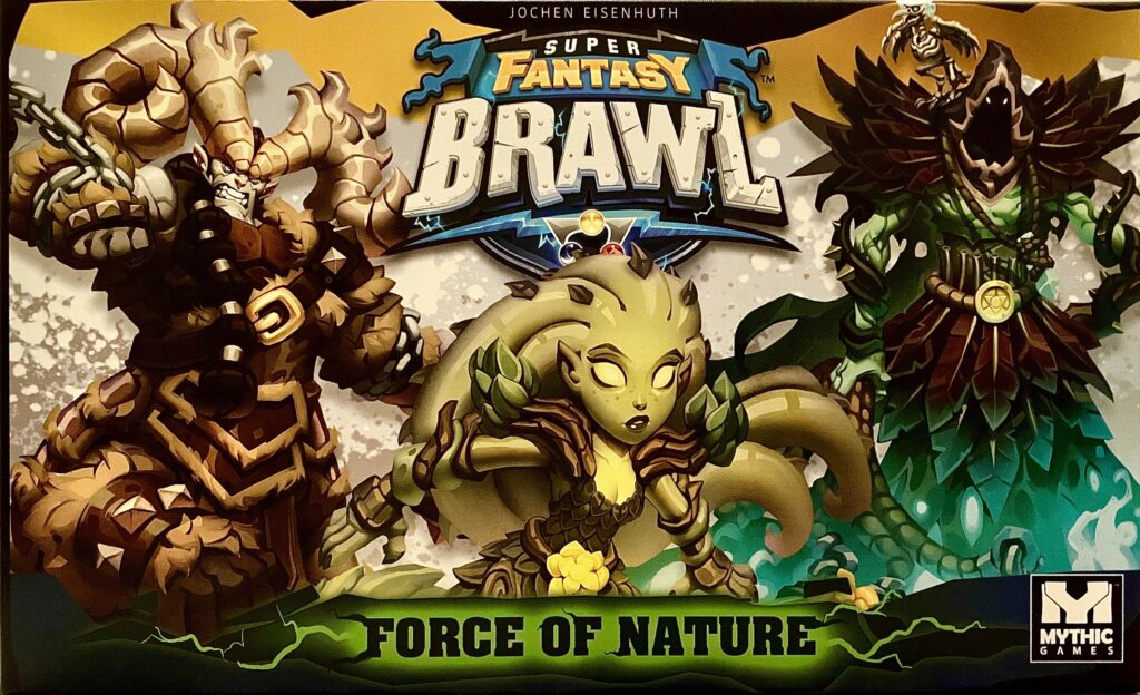 Super Fantasy Brawl: Force of Nature board game cover