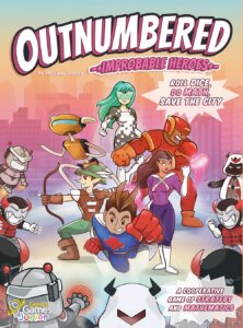 Outnumbered: Improbable Heroes board game cover