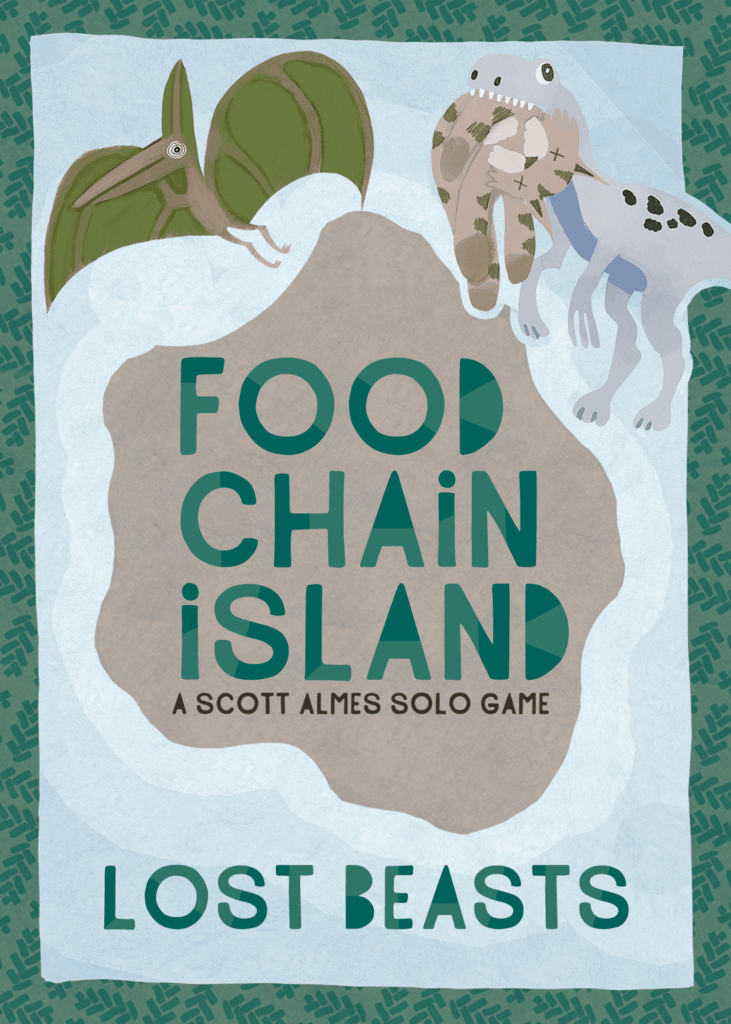 Food Chain Island: Lost Beasts board game cover