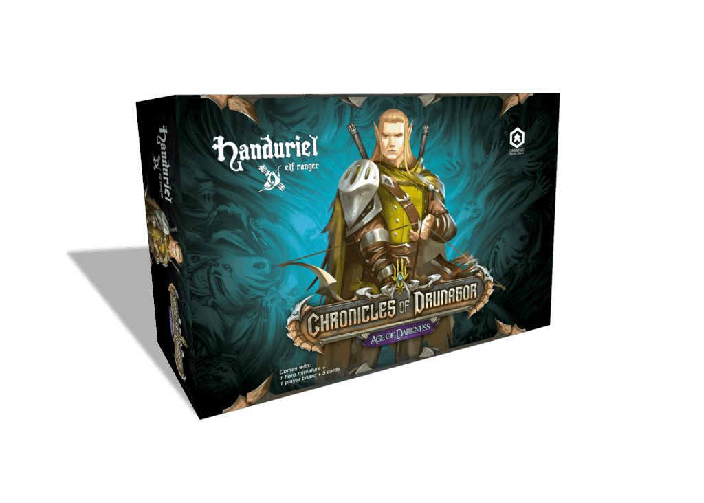 Chronicles of Drunagor: Age of Darkness – Handuriel board game cover
