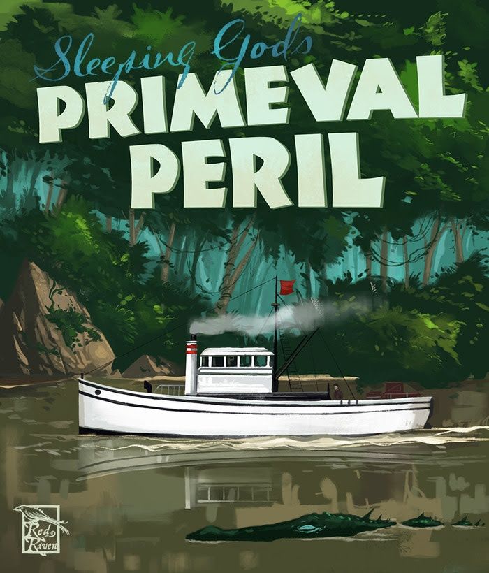 Sleeping Gods: Primeval Peril board game cover