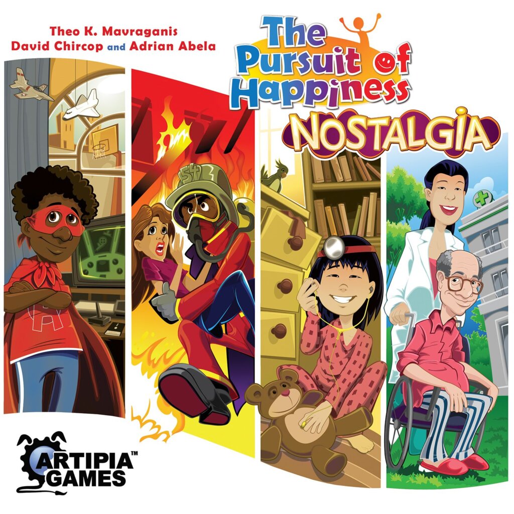 The Pursuit of Happiness: Nostalgia board game cover