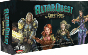 Altar Quest: The First Four Hero Pack board game cover