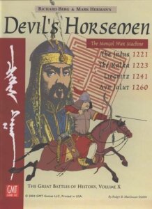 The Devil’s Horsemen: The Mongol War Machine board game cover