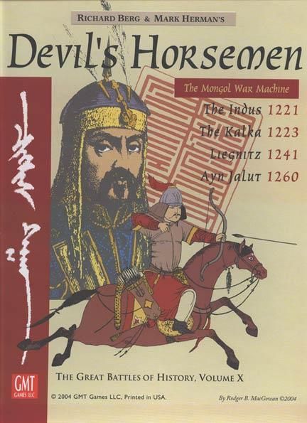 The Devil’s Horsemen: The Mongol War Machine board game cover