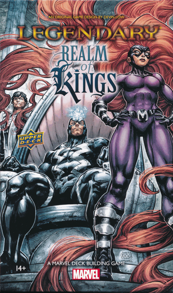 Legendary: A Marvel Deck Building Game – Realm of Kings board game cover