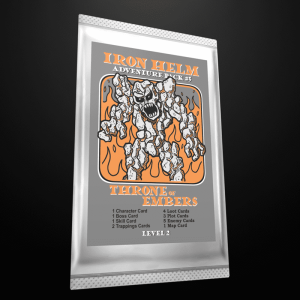 Iron Helm: Adventure Pack #5 – Throne of Embers board game cover