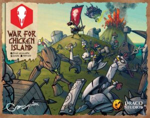 War For Chicken Island board game cover