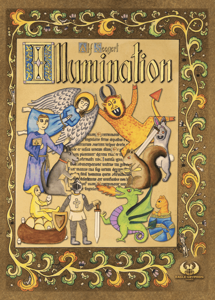 Illumination board game cover