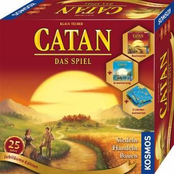 Catan: 25 Jahre Jubiläums-Edition board game cover