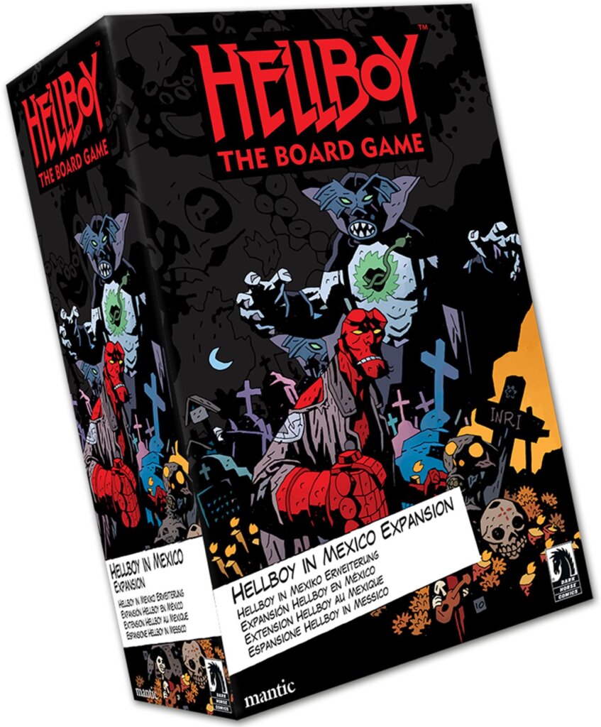 Hellboy: The Board Game – Hellboy In Mexico board game cover