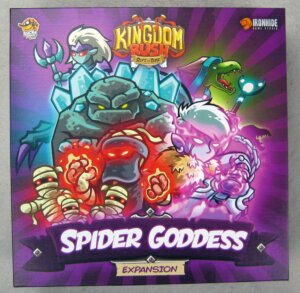 Kingdom Rush: Rift in Time – Spider Goddess Expansion board game cover