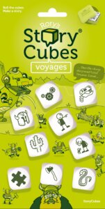Rory’s Story Cubes: Voyages board game cover