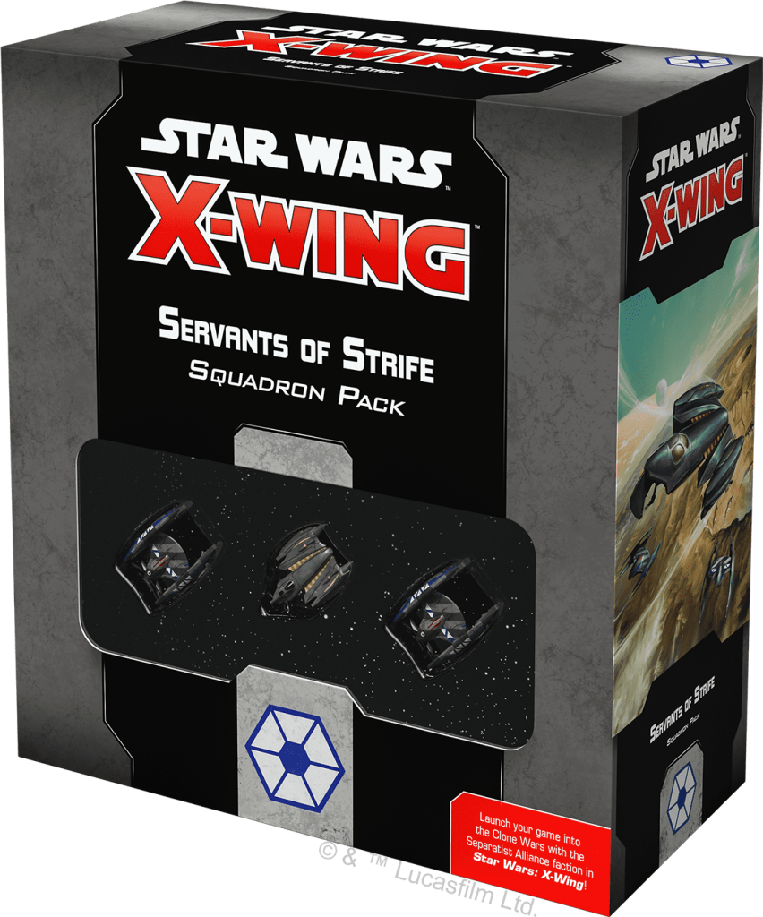 Star Wars: X-Wing (Second Edition) – Servants of Strife Squadron Pack board game cover