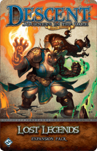 Descent: Journeys in the Dark (Second Edition) – Lost Legends Expansion Pack board game cover