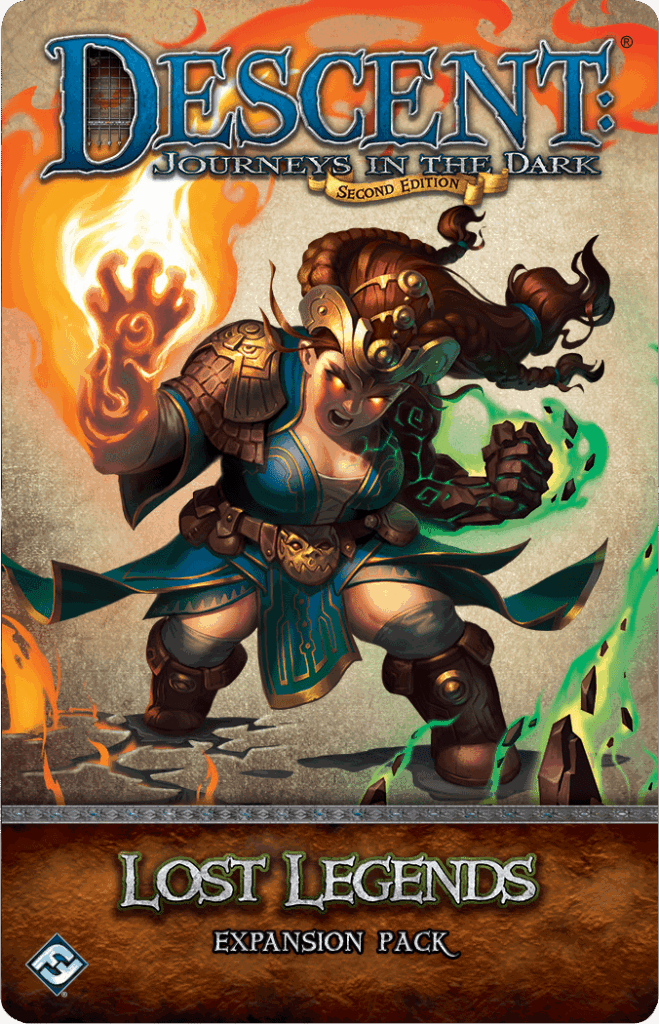 Descent: Journeys in the Dark (Second Edition) – Lost Legends Expansion Pack board game cover