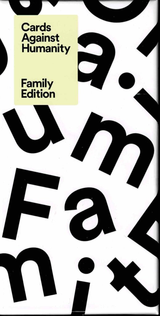 Cards Against Humanity: Family Edition board game cover