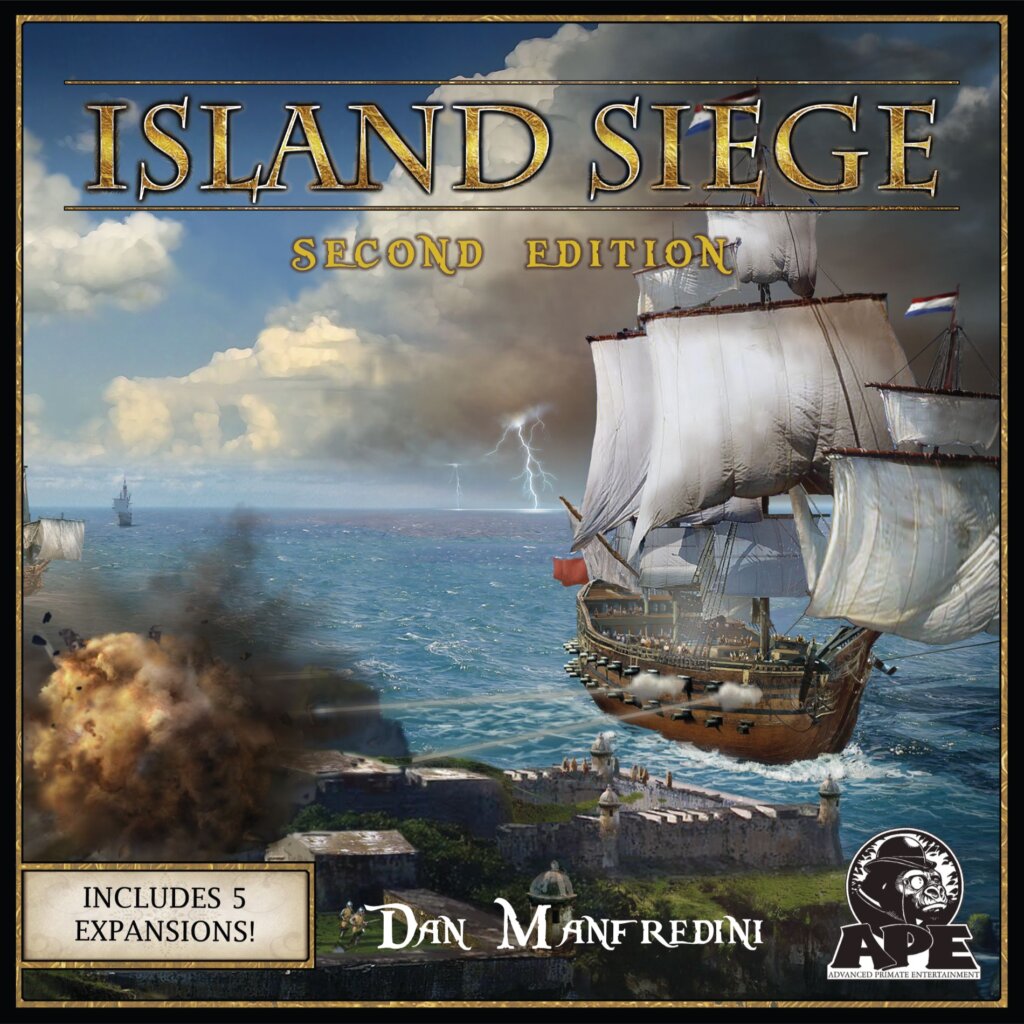 Island Siege: Second Edition board game cover