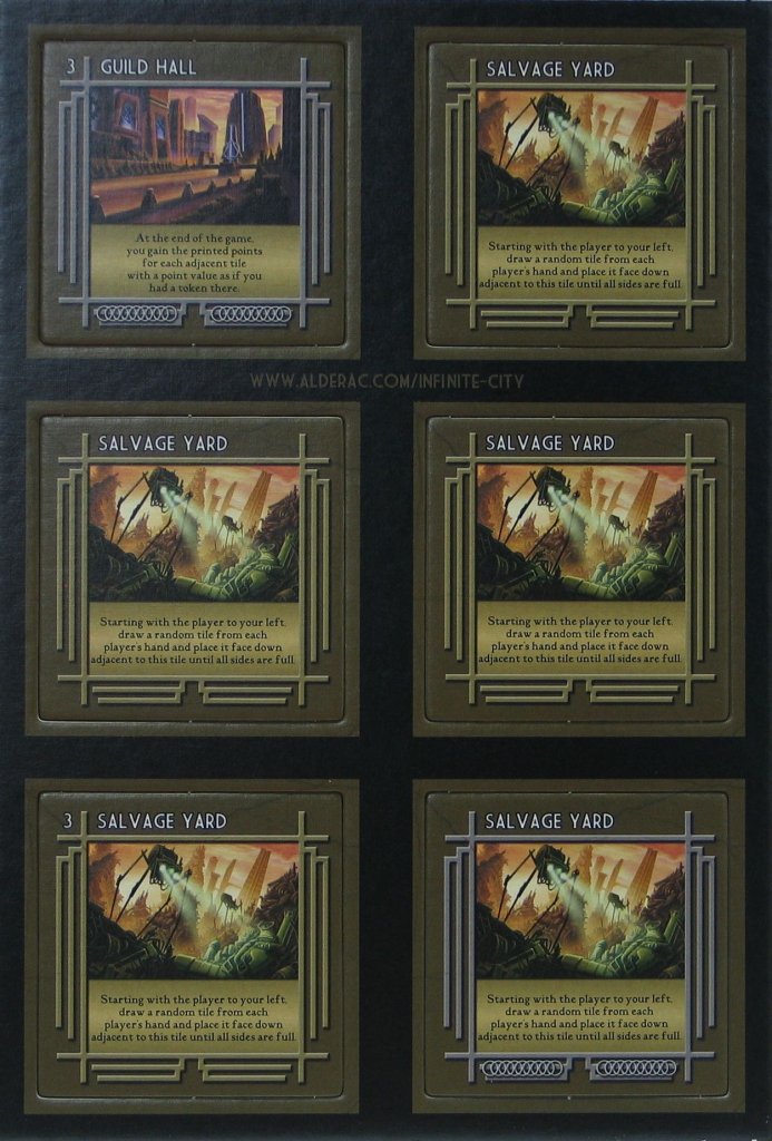 Infinite City: Guild Hall and Salvage Yard board game cover