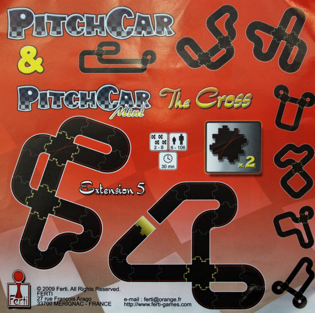 PitchCar: Extension 5 – The Cross board game cover