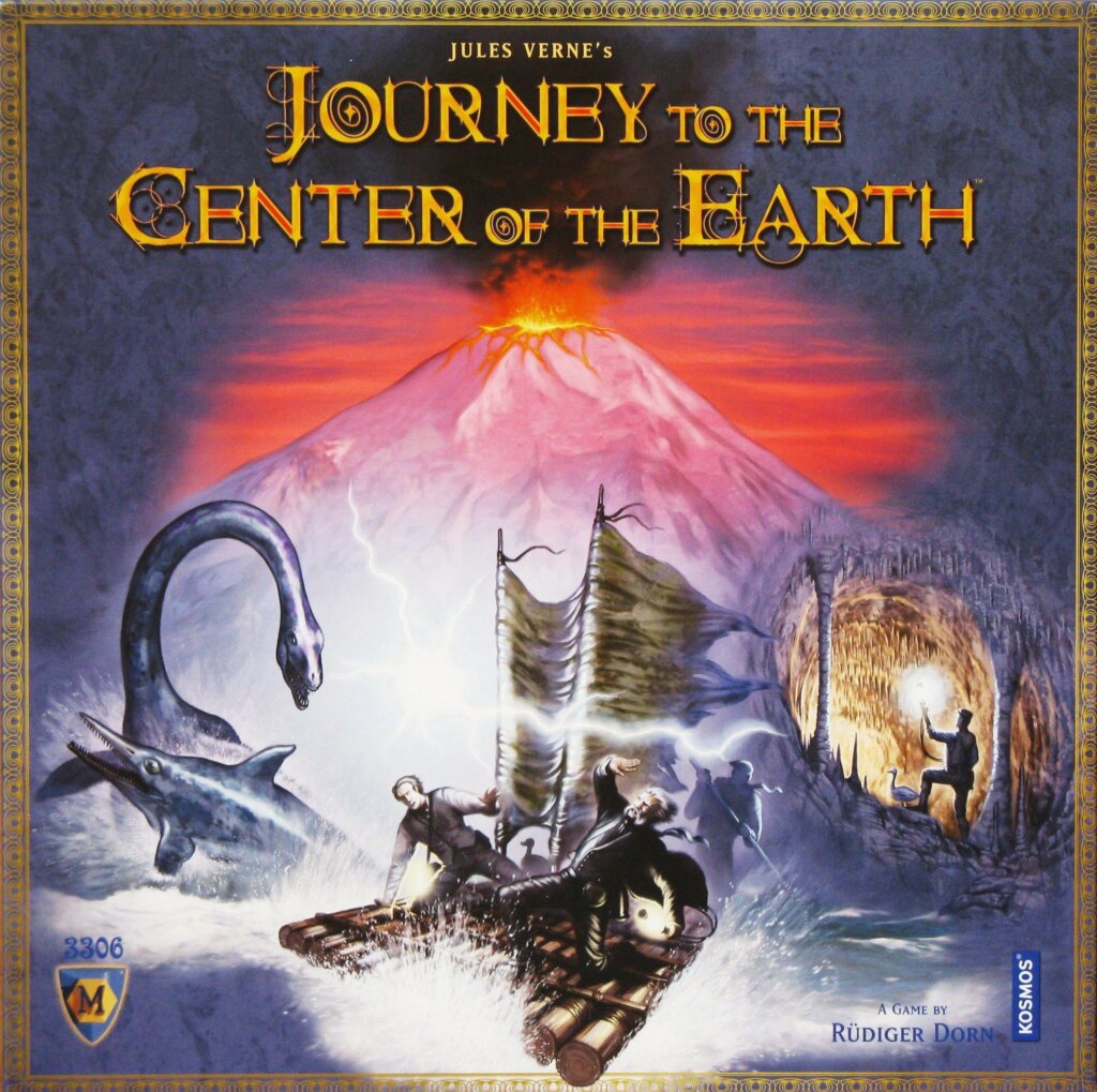 Journey to the Center of the Earth board game cover