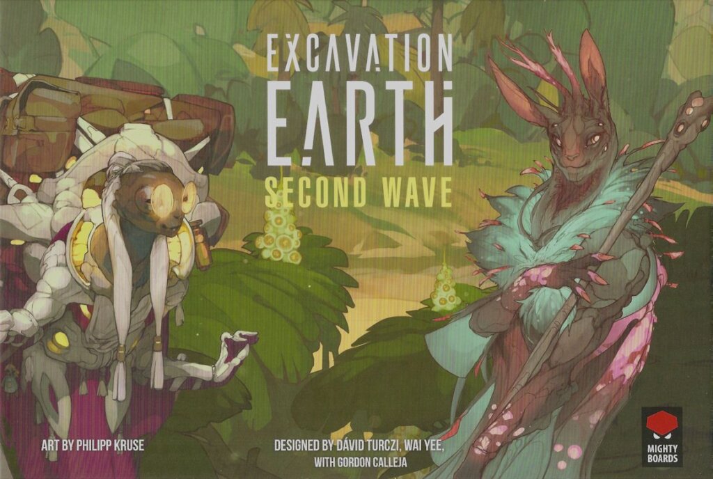 Excavation Earth: Second Wave board game cover