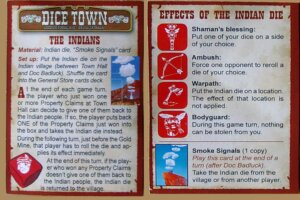 Dice Town: The Indians board game cover