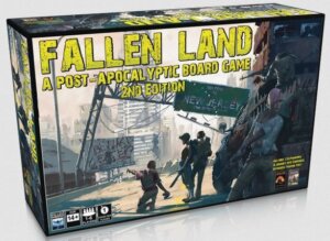 Fallen Land: A Post Apocalyptic Board Game – 2nd Edition board game cover