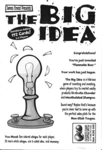 The Big Idea board game cover