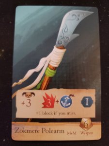 Sleeping Gods: Zokmere Polearm Promo Card board game cover