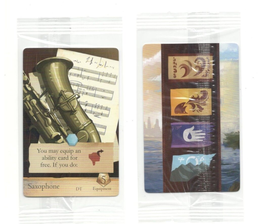 Sleeping Gods: Saxophone Promo Card board game cover