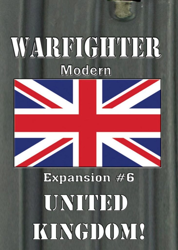 Warfighter: Modern Expansion #6 – United Kingdom board game cover