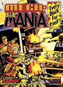 Block Mania: Mega-Mania board game cover