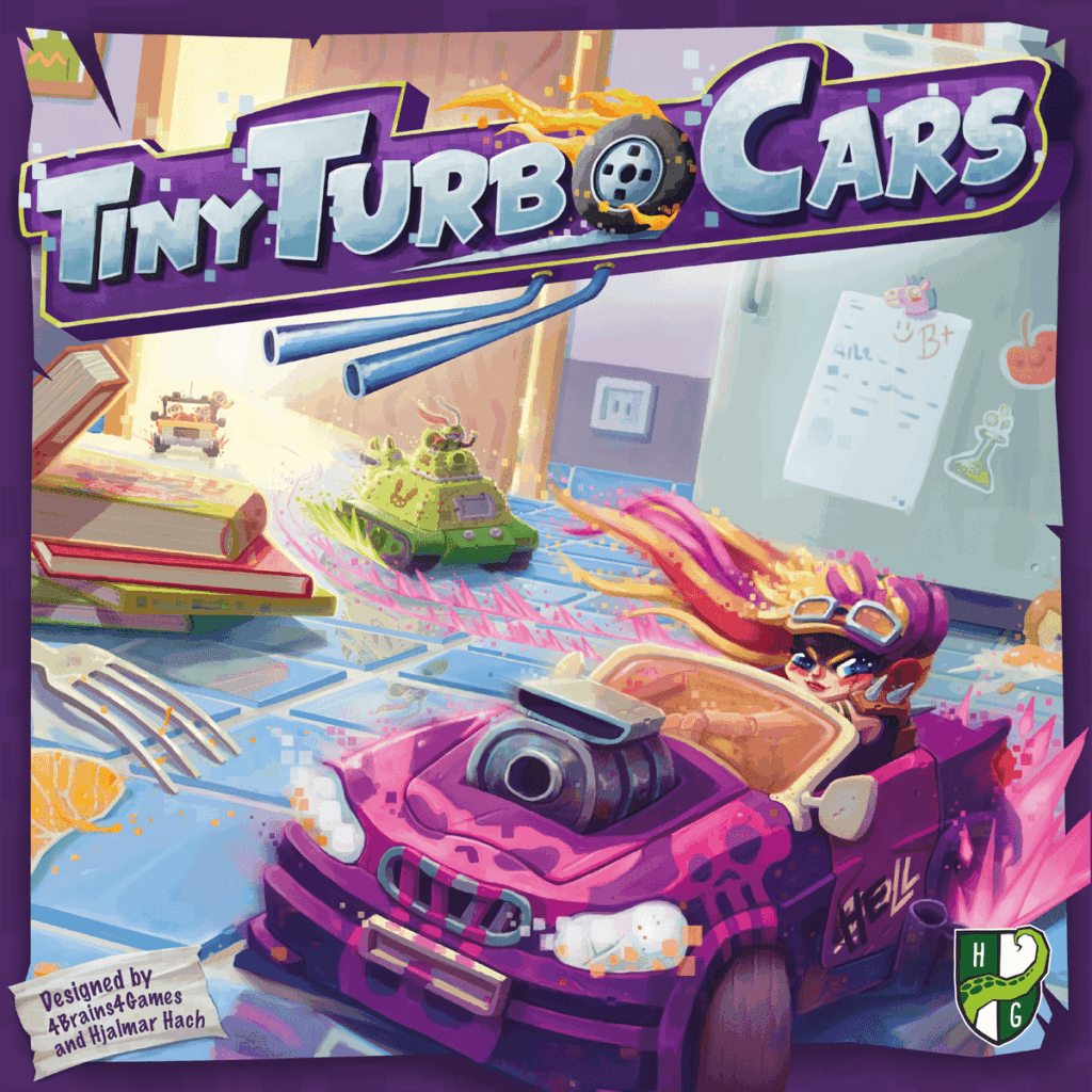 Tiny Turbo Cars board game cover