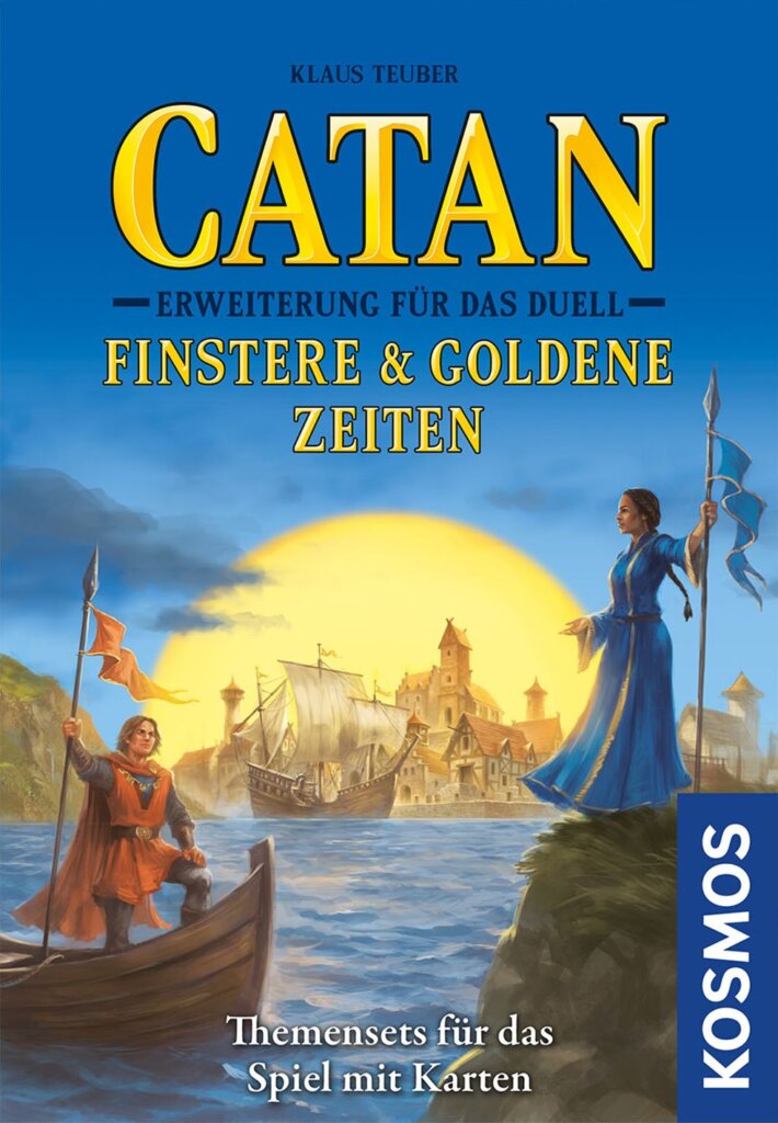 Catan: Das Duell – Finstere & Goldene Zeiten board game cover