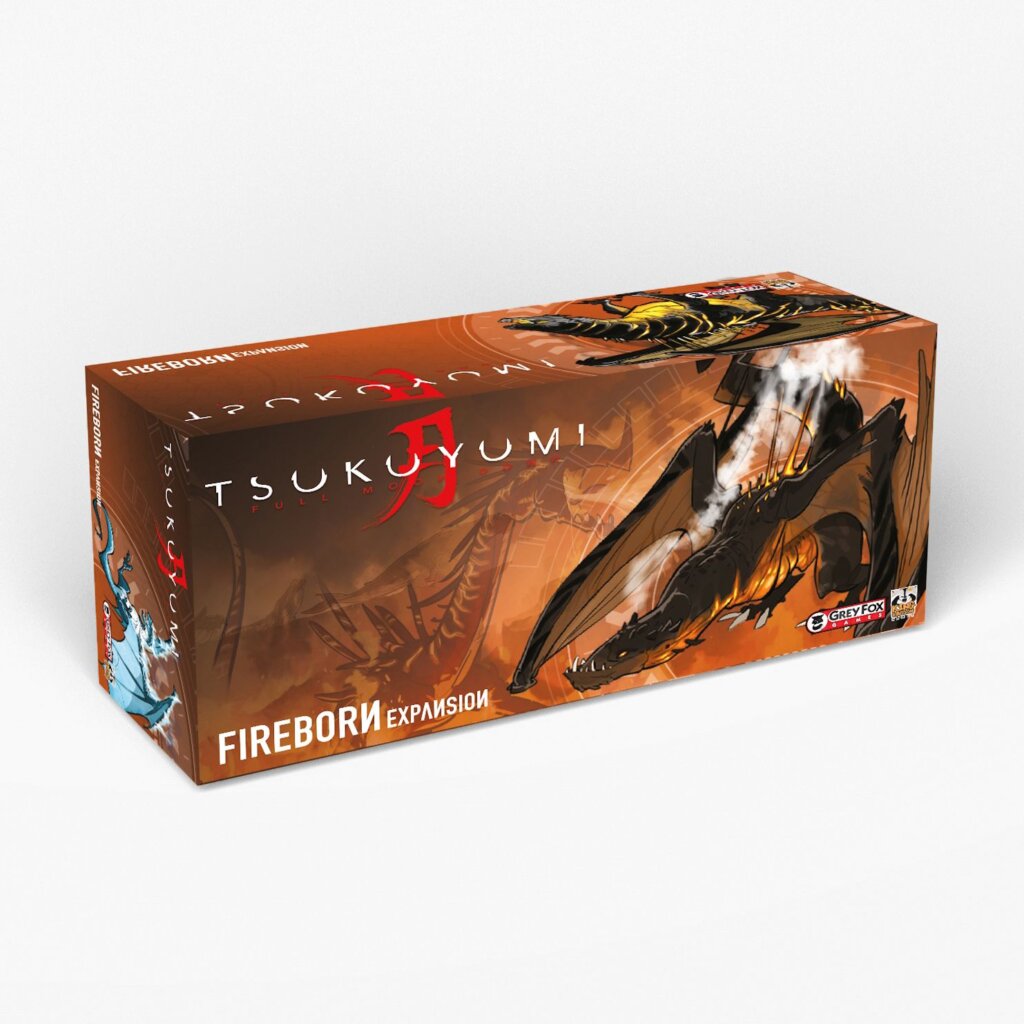 Tsukuyumi: Full Moon Down – Fireborn Expansion board game cover