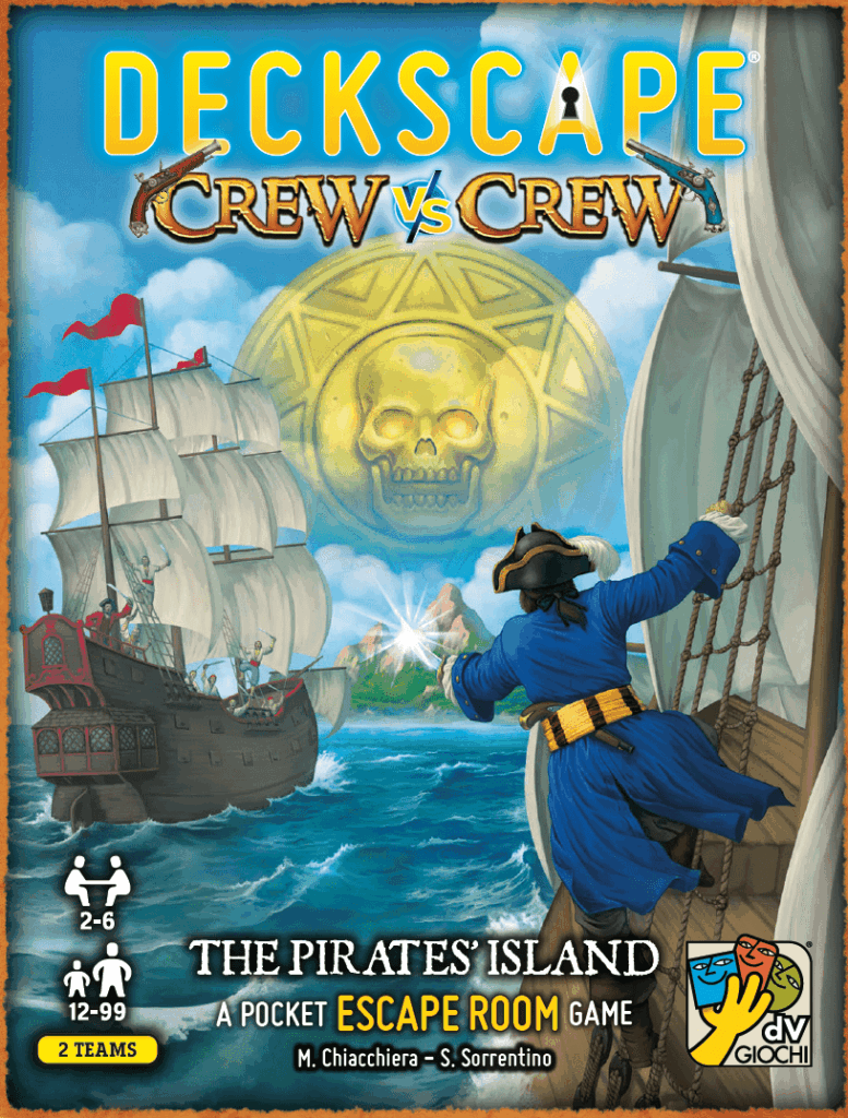 Deckscape Crew vs Crew: The Pirates’ Island board game cover