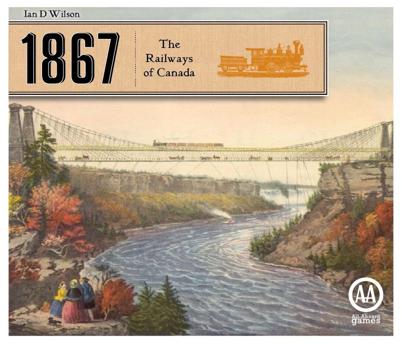1867: The Railways of Canada board game cover