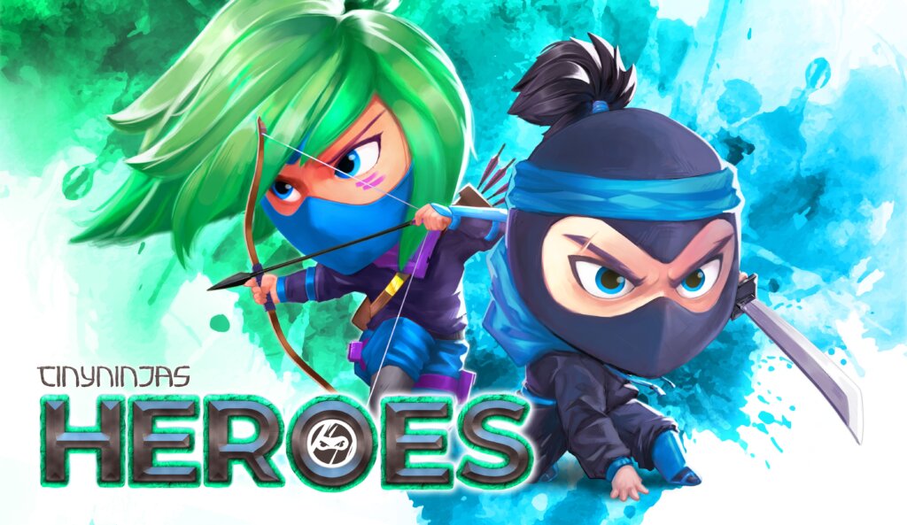 Tiny Ninjas: Heroes board game cover