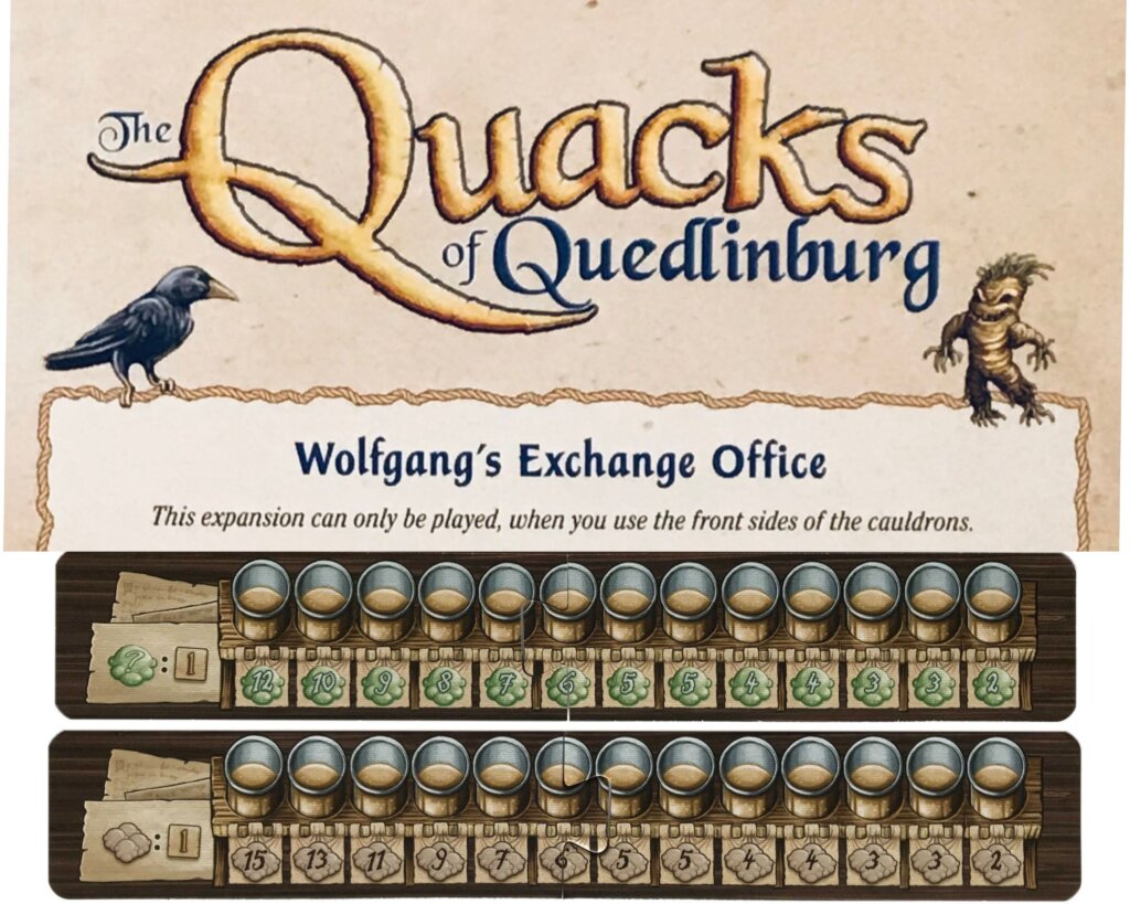 The Quacks of Quedlinburg: Wolfgang’s Exchange Office board game cover